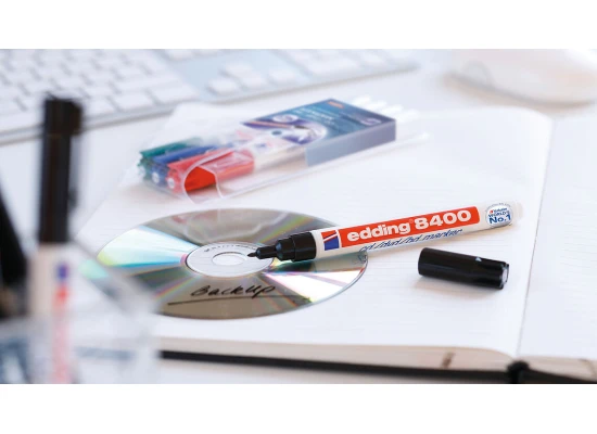 Edding 8400 CD/DVD Marker Blue